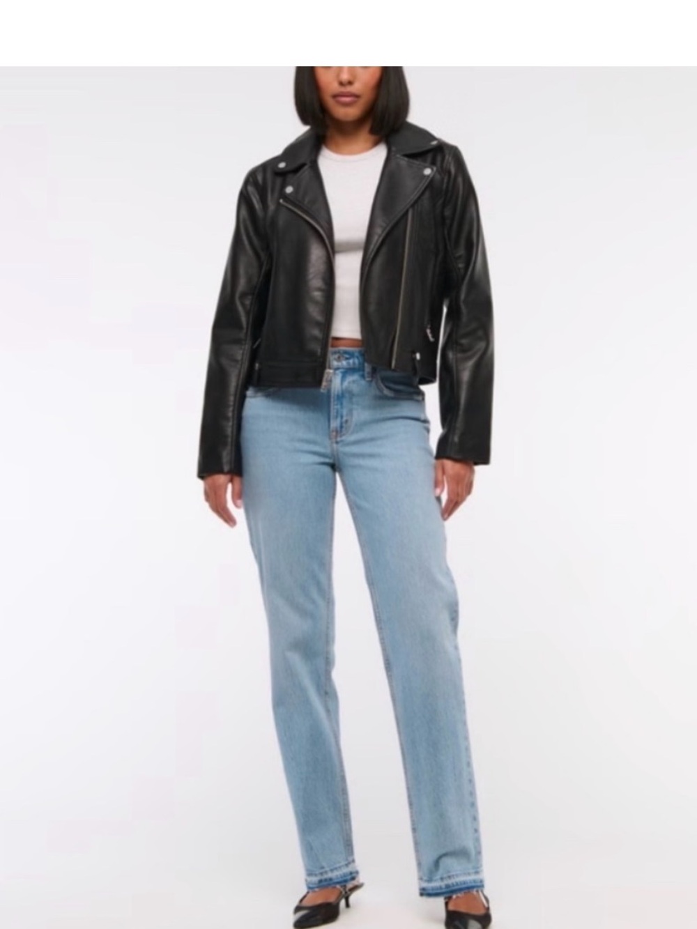 Abercrombie The 90s straight ultra high-rise jeans